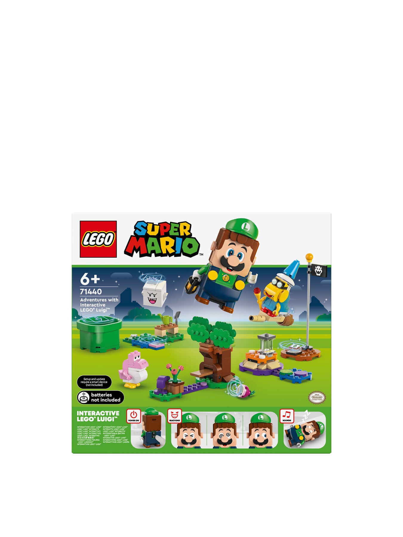 Super Mario Adventures with Interactive LEGO Luigi