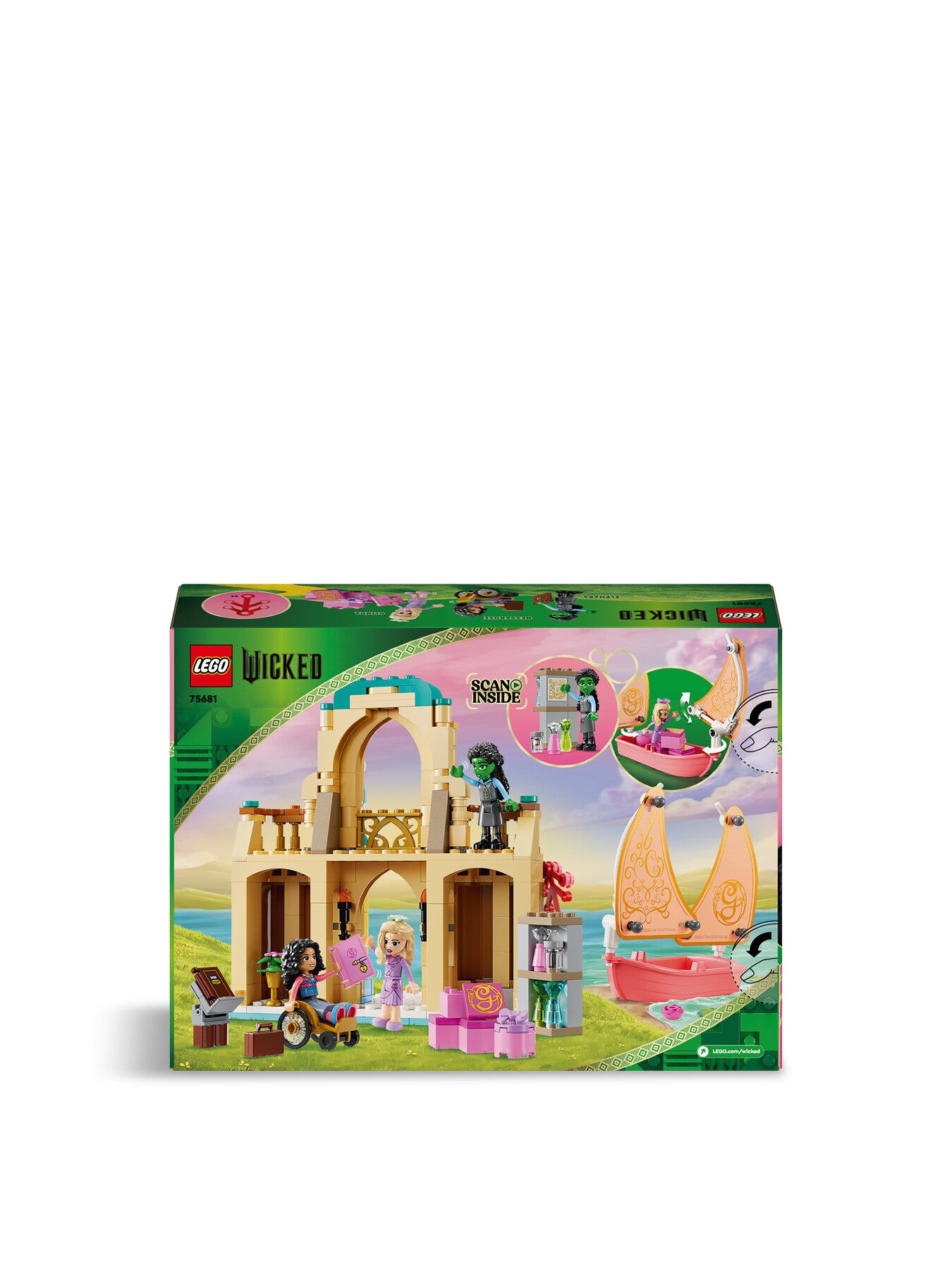 LEGO Wicked Glinda Elphaba Nessarose at Shiz University 75681