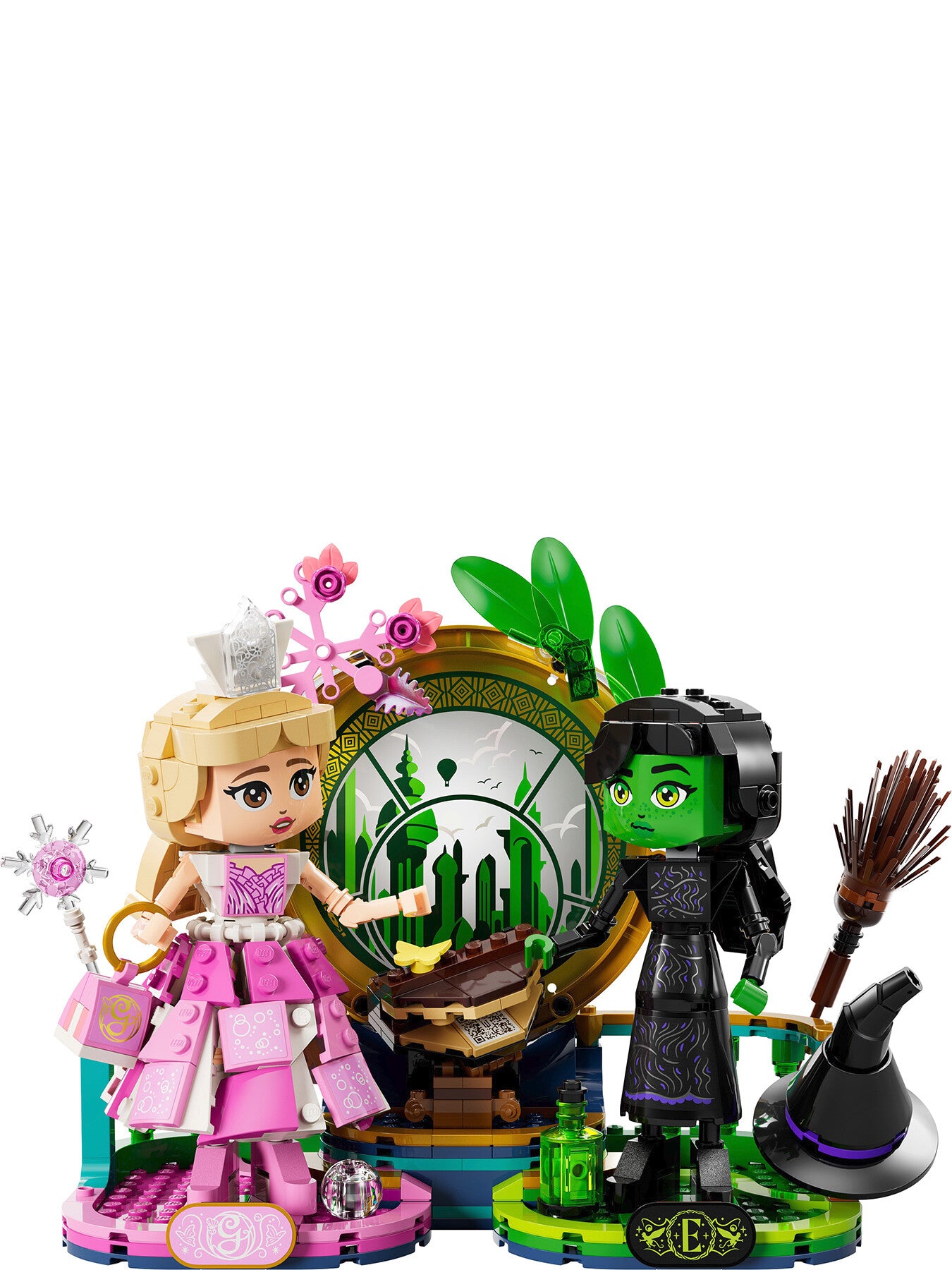 LEGO Wicked Elphaba Glinda Figures Building Toy Set 75682