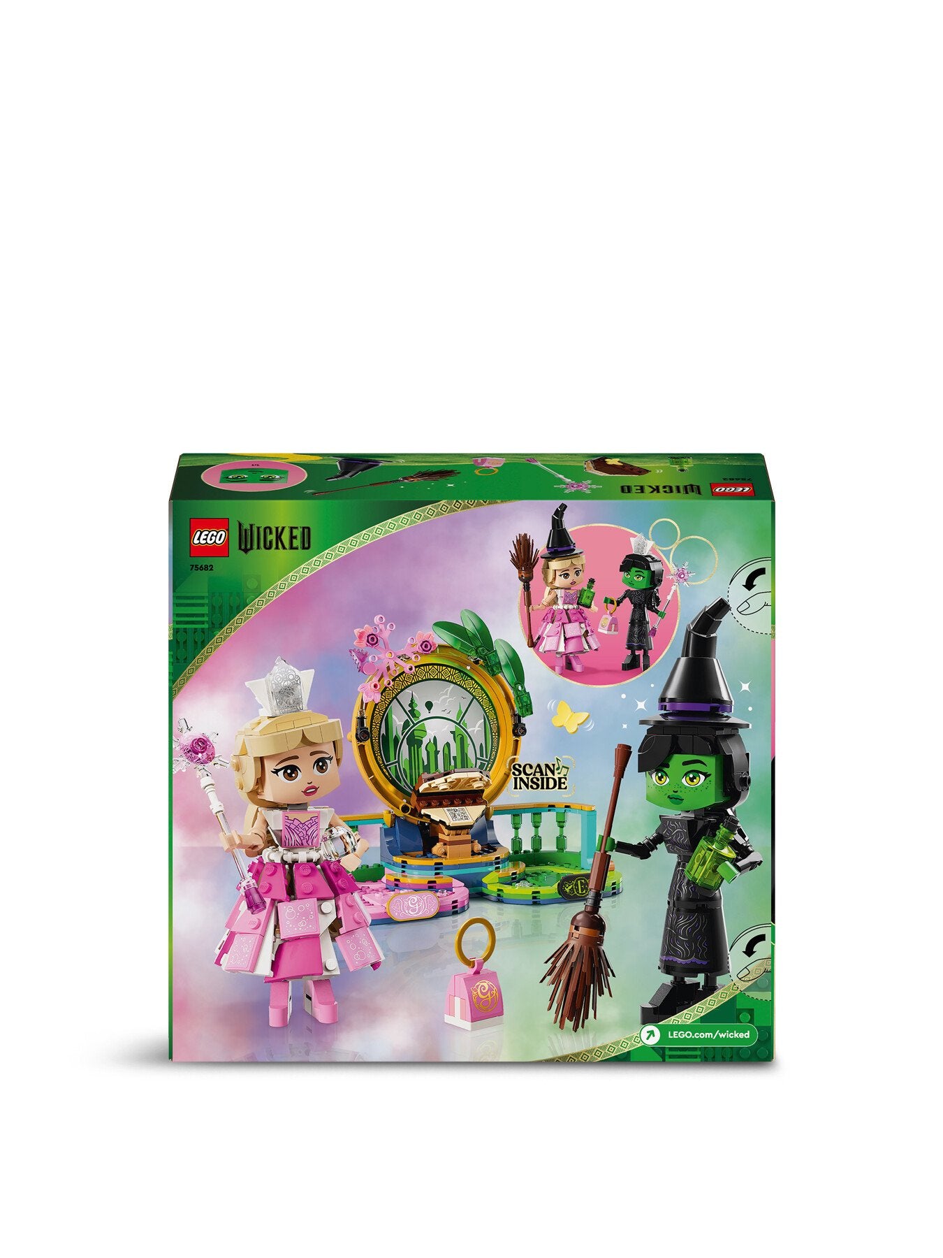 LEGO Wicked Elphaba Glinda Figures Building Toy Set 75682