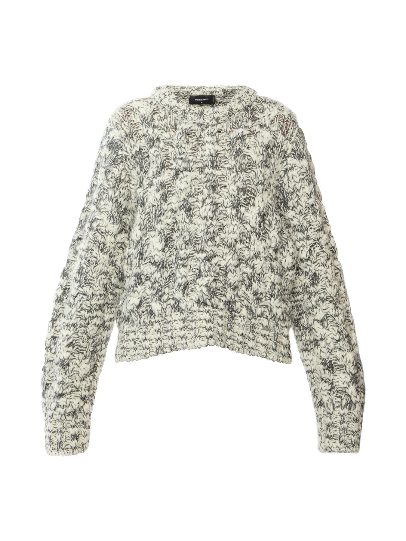 Crewneck Jumper with Elbow Patches