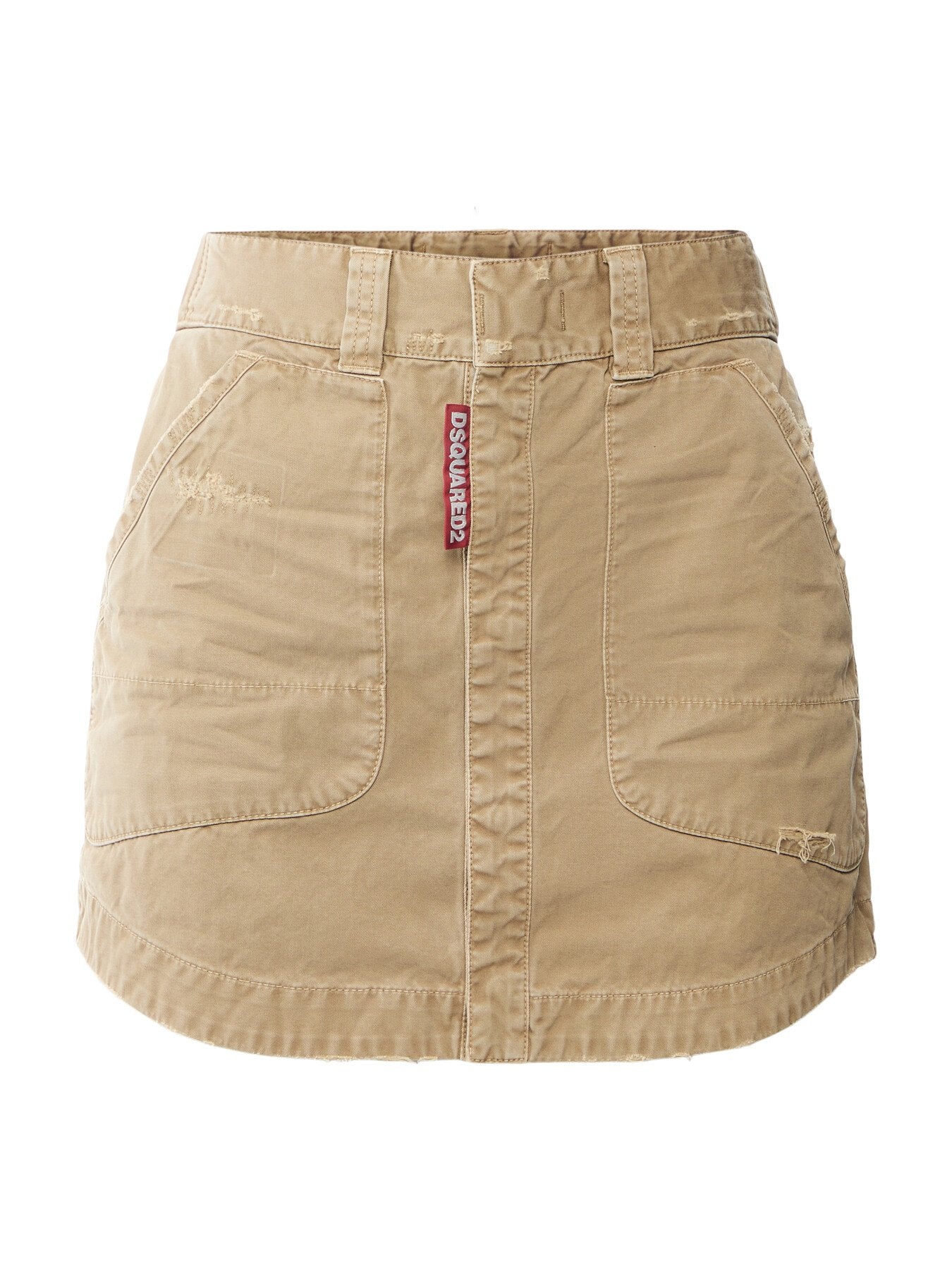 Overdyed Military Mini Skirt