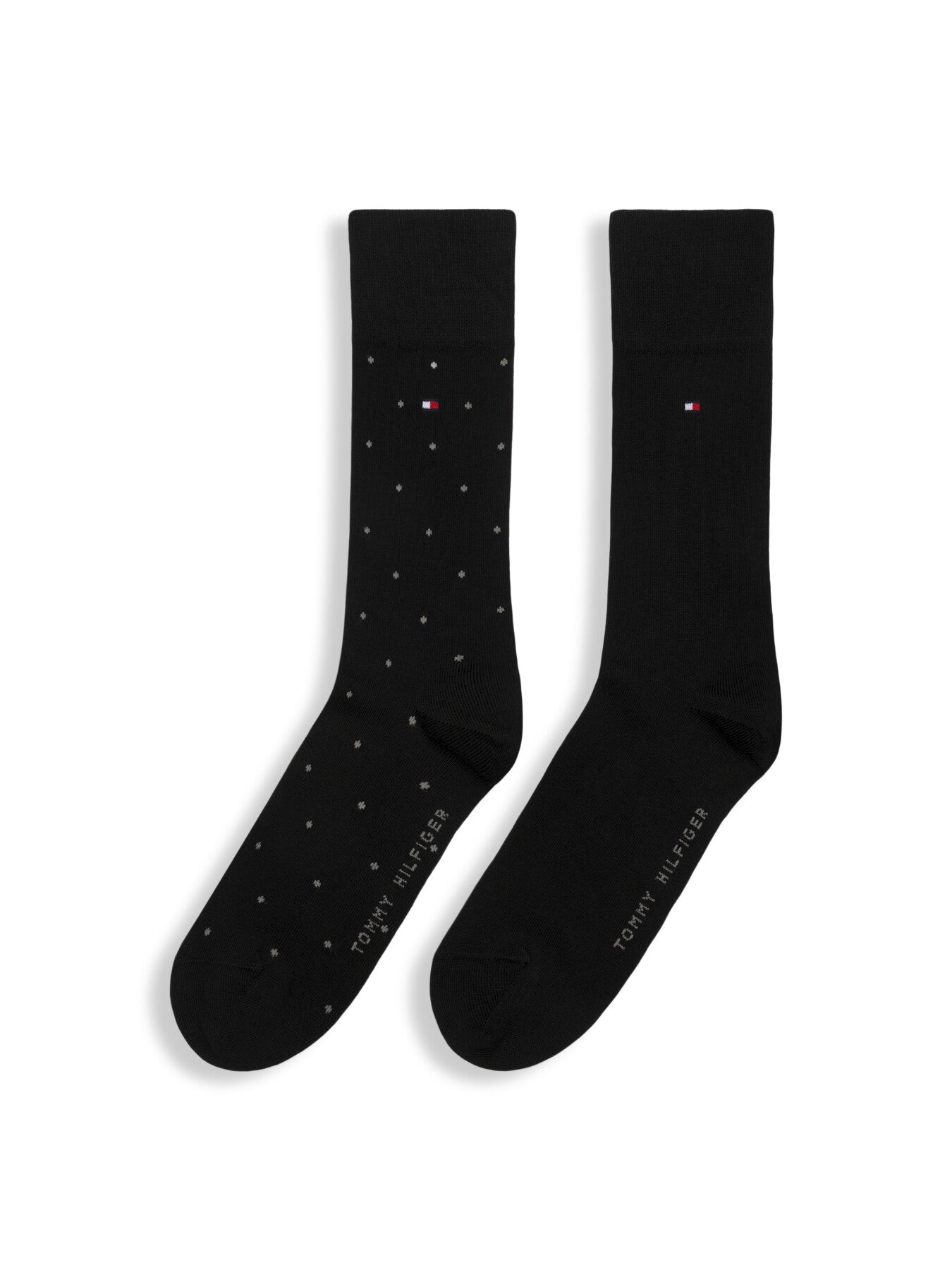 Two Pair Dot Logo Crew Socks