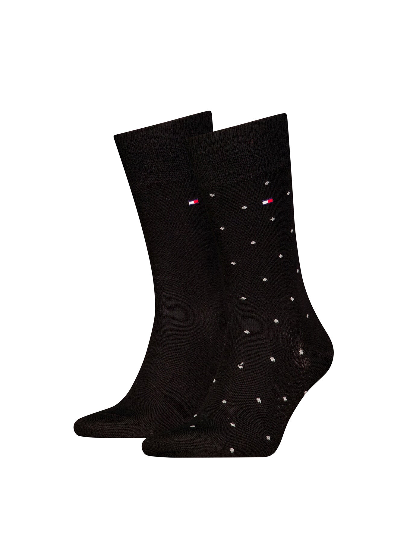 Two Pair Dot Logo Crew Socks