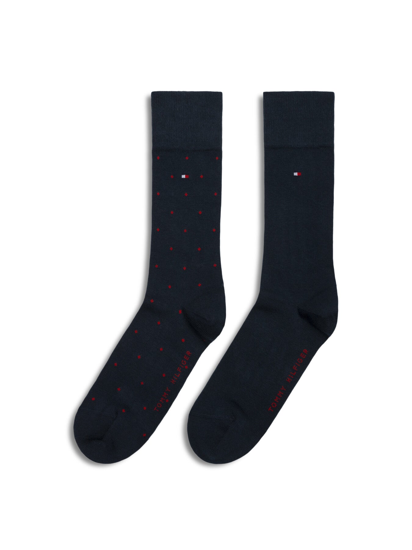 Two Pair Dot Logo Crew Socks