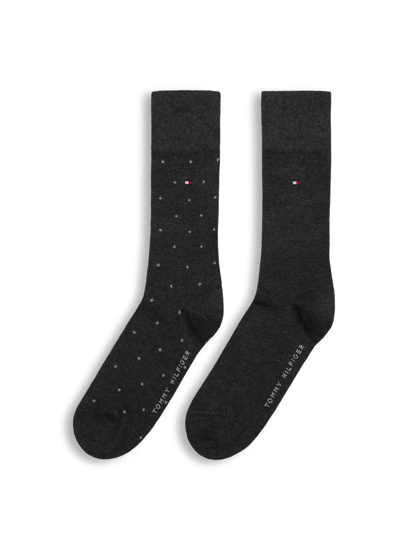 Two Pair Dot Logo Crew Socks