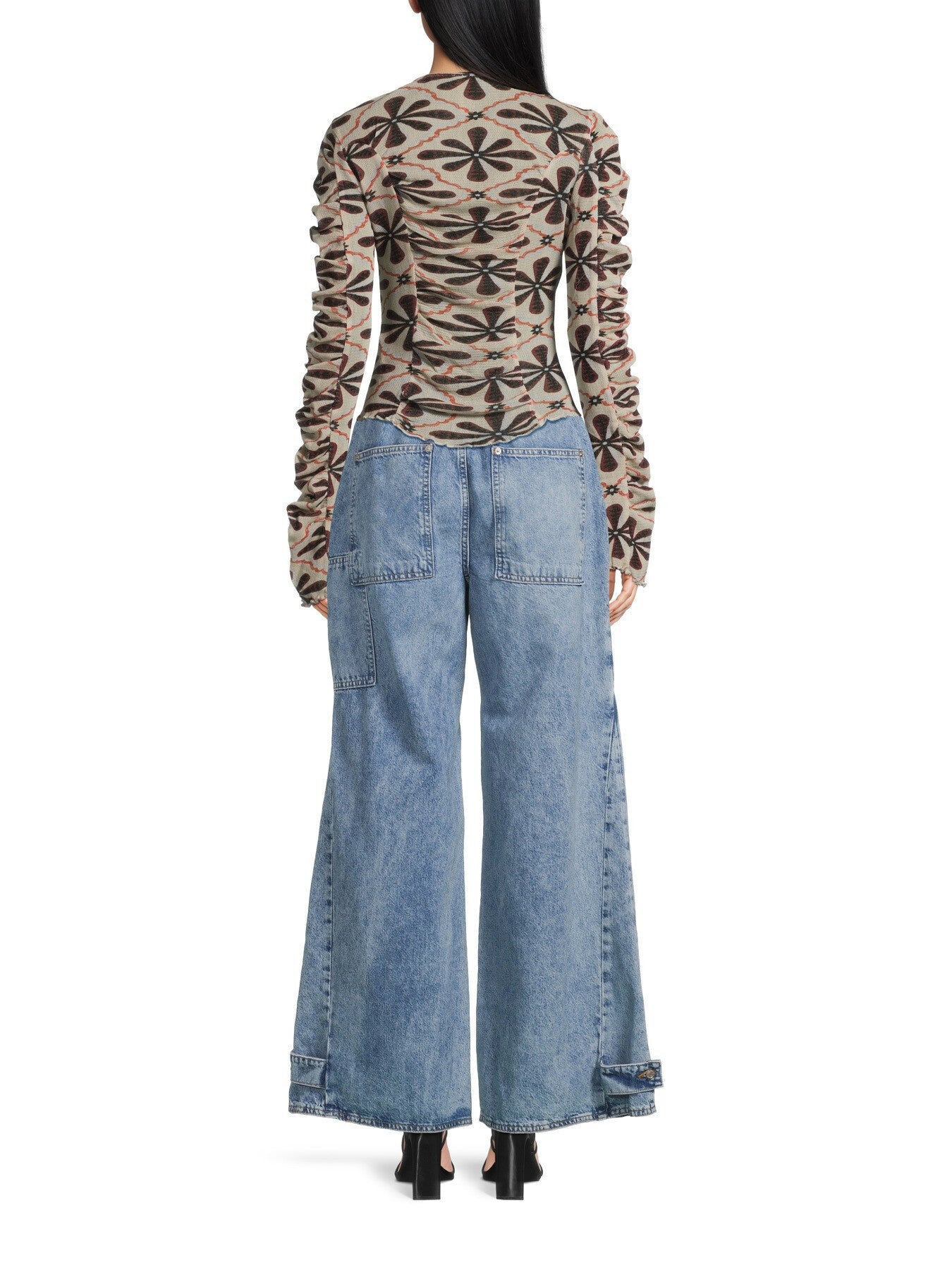 CRVY Outlaw Wide-Leg Jeans