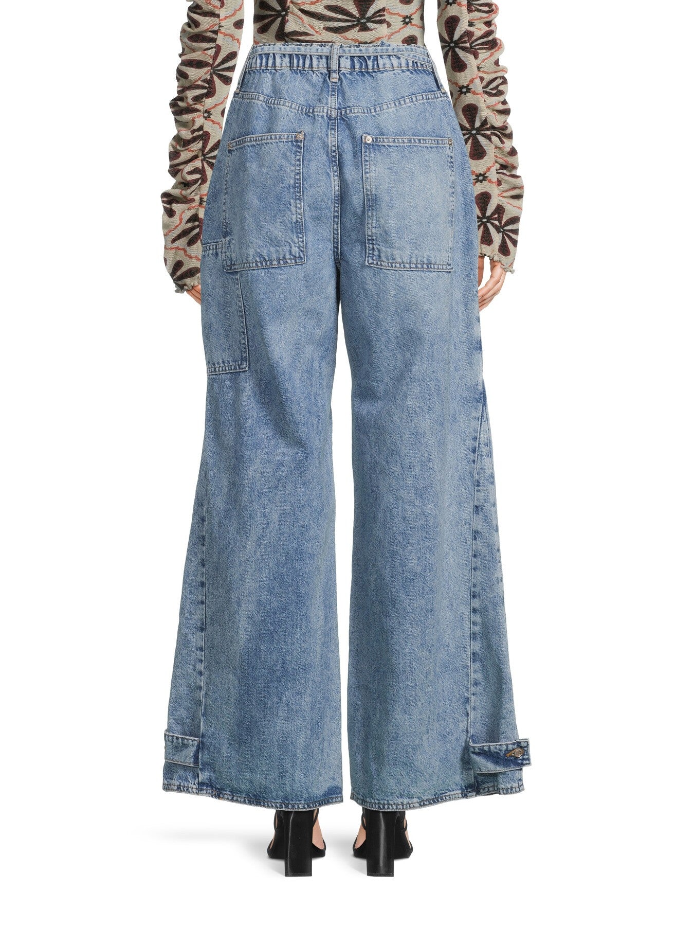 CRVY Outlaw Wide-Leg Jeans