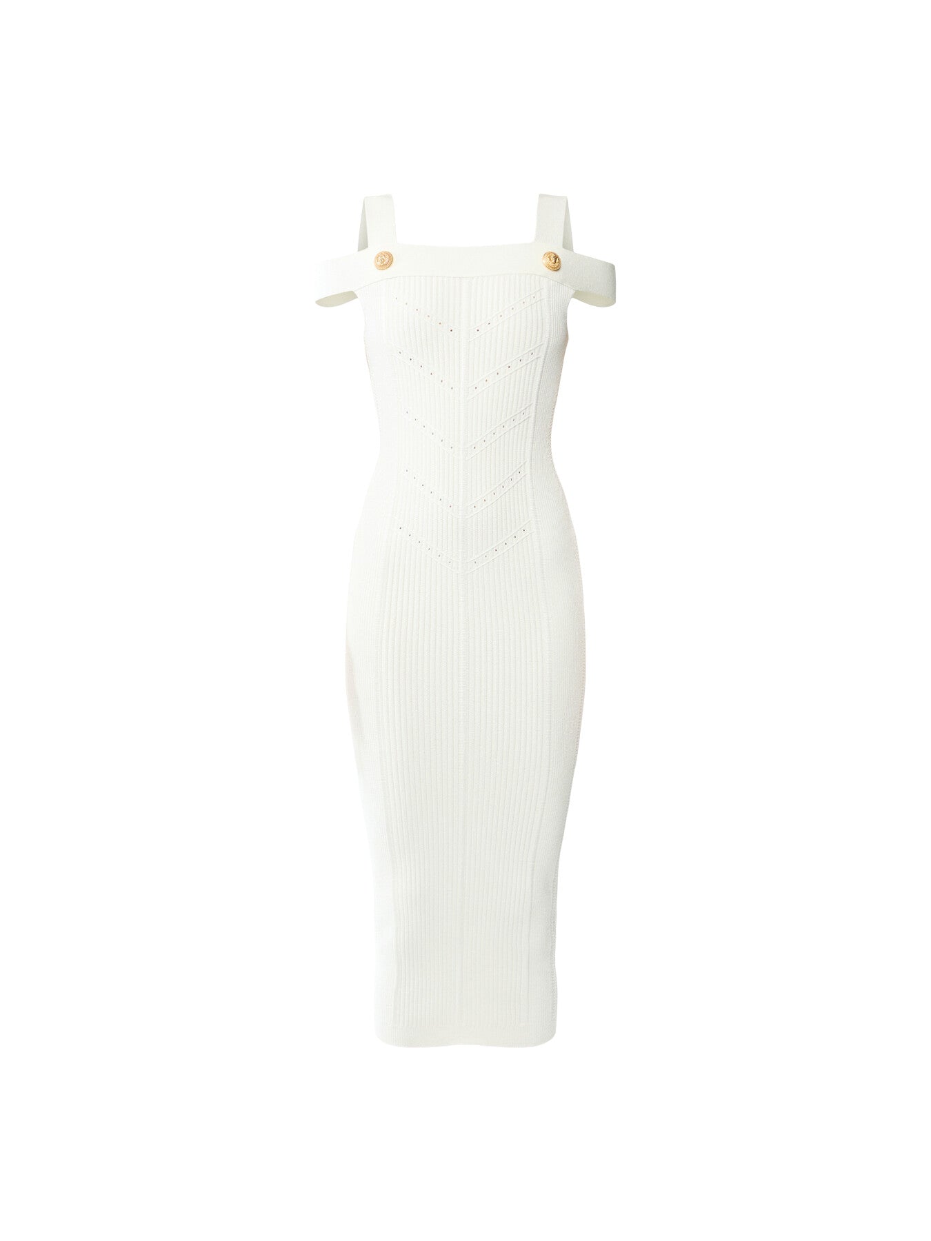 Double Strap Knit Midi Dress