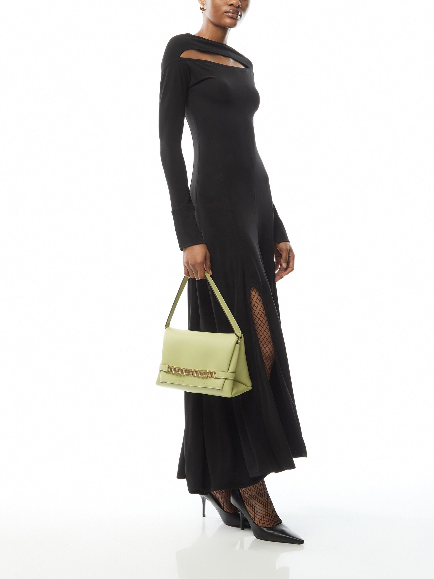 Front Cut Out Floor Length Gown