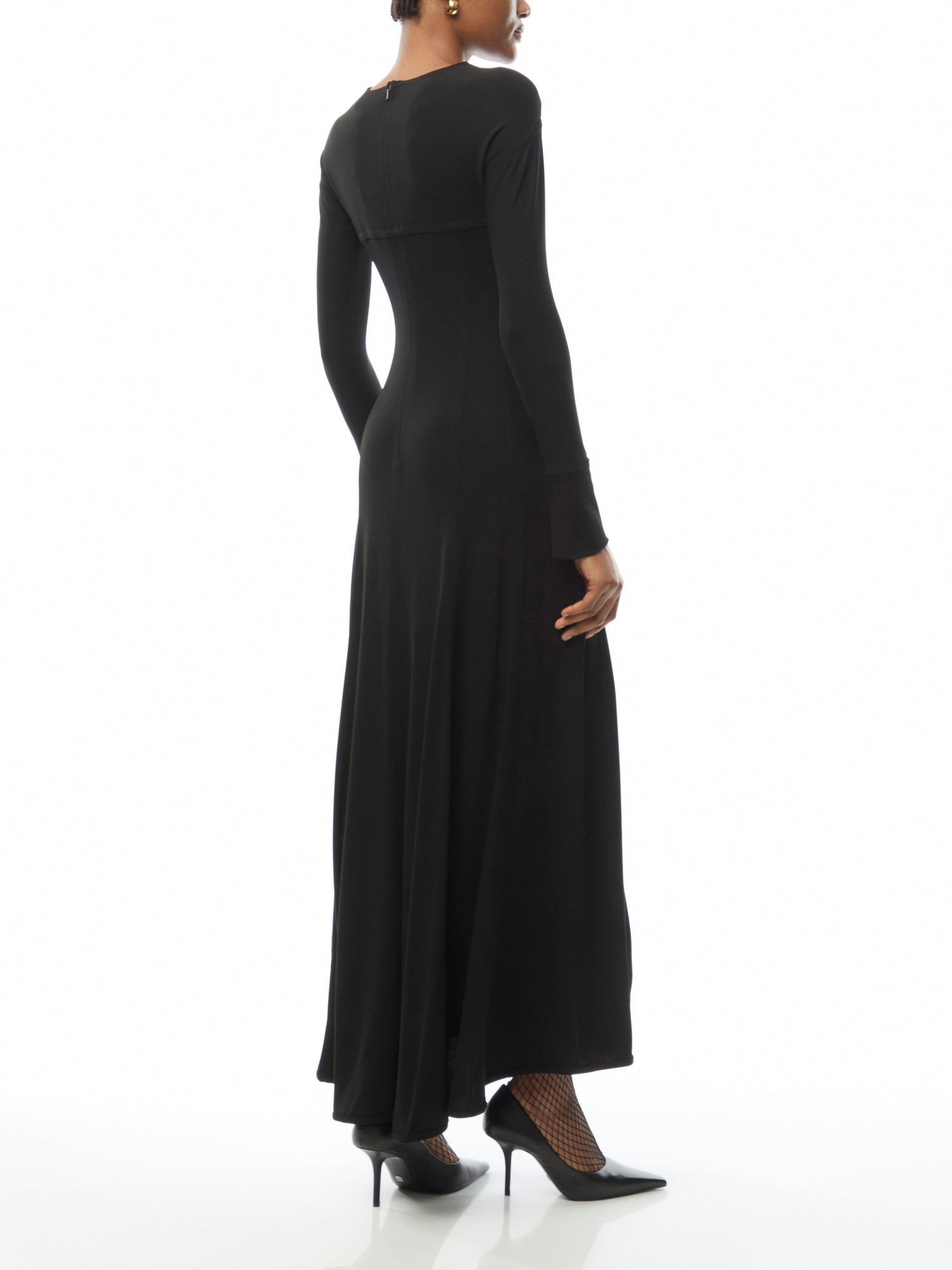Front Cut Out Floor Length Gown