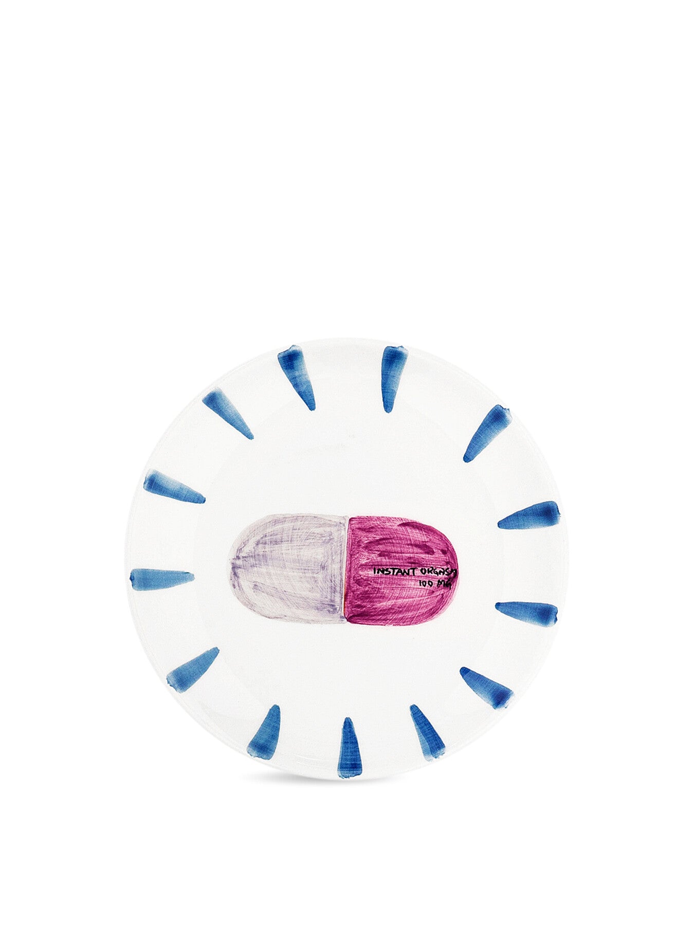 Instant Pleasure Pill Dessert Plate