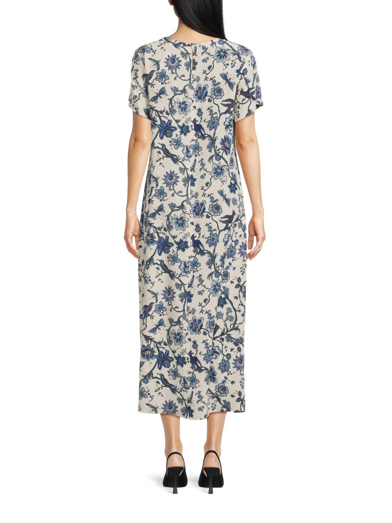 Revere Printed Midi Dress