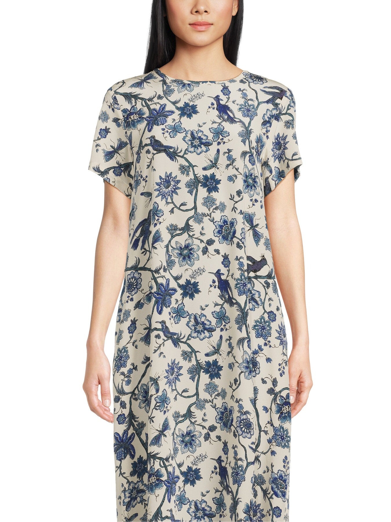 Revere Printed Midi Dress
