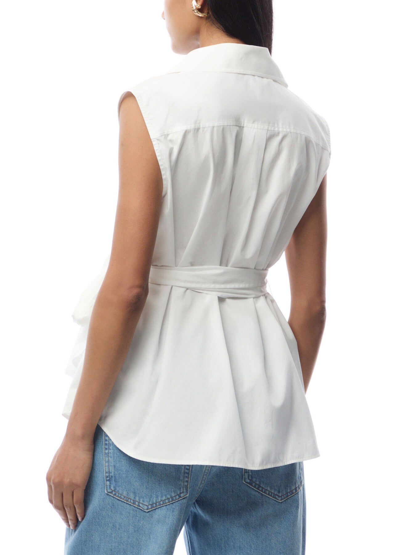 Dakar Sleeveless Belted Shirt