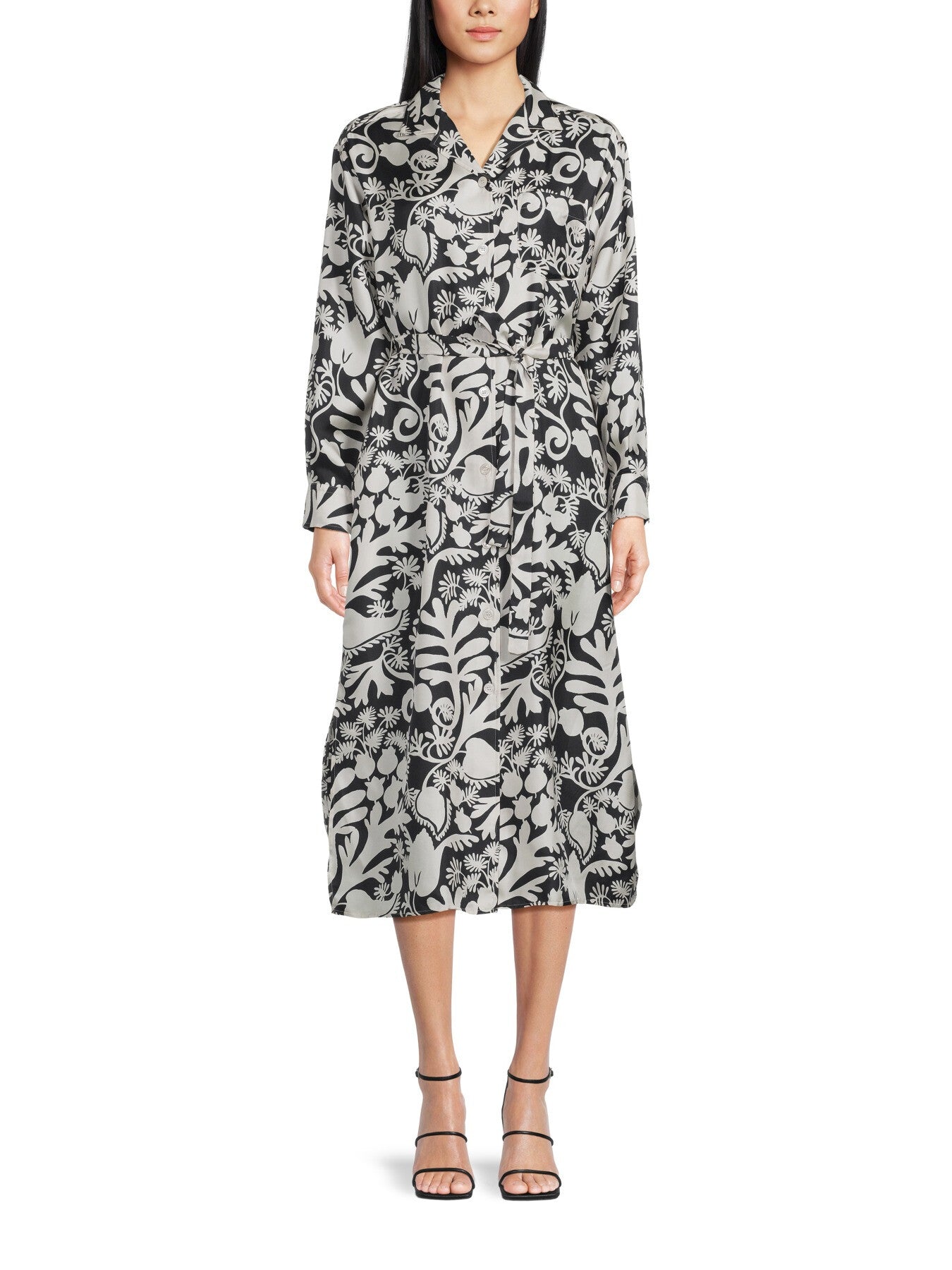 Gaia Printed Midi Dress