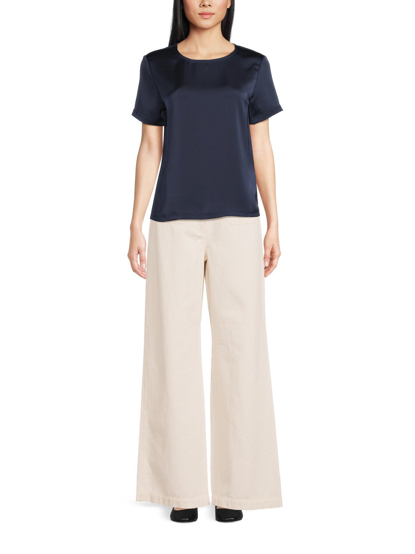 Gilbert Short Sleeve Satin T-Shirt