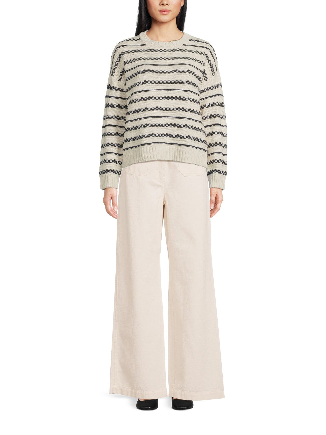 Foster Crew Neck Stripe Jumper
