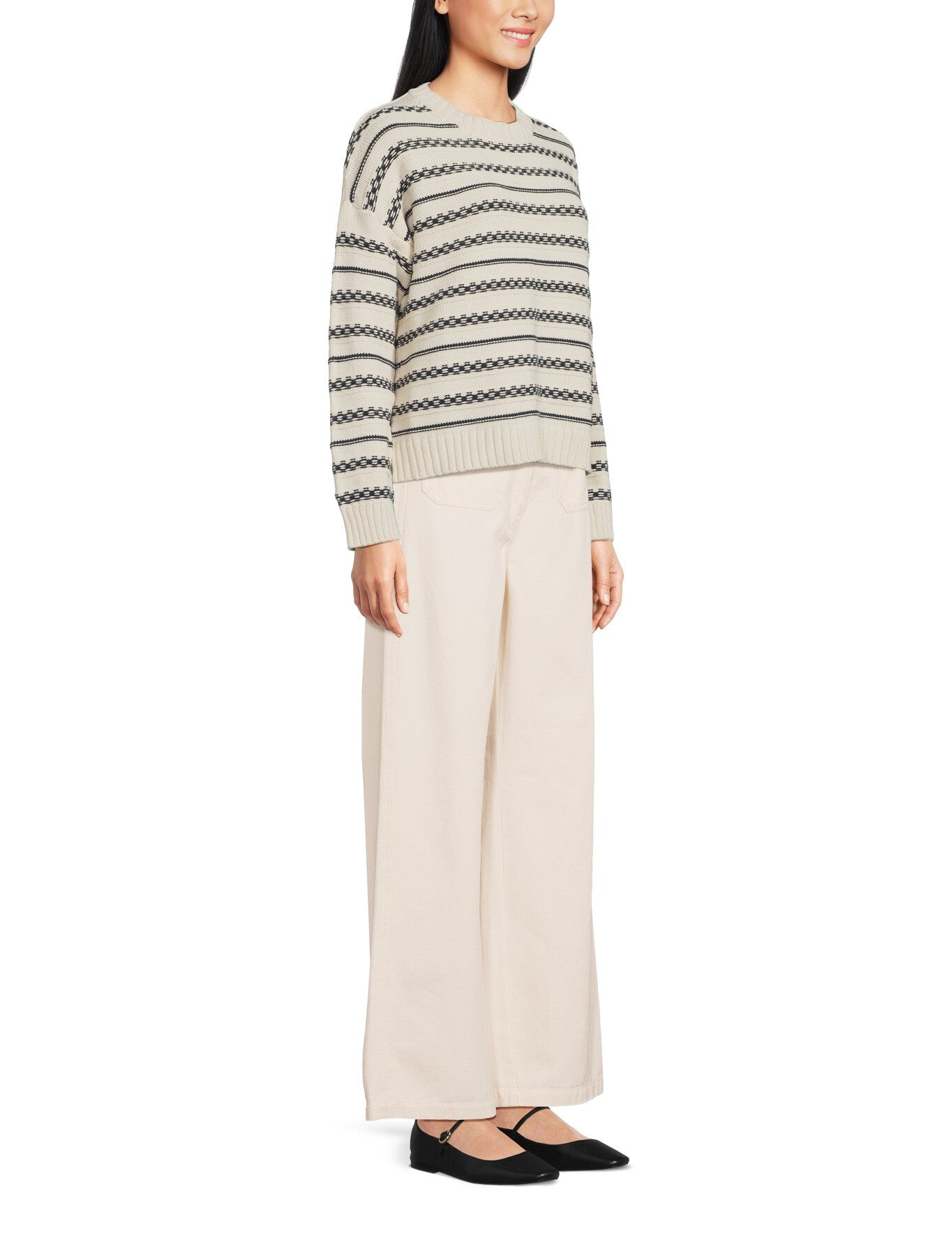 Foster Crew Neck Stripe Jumper