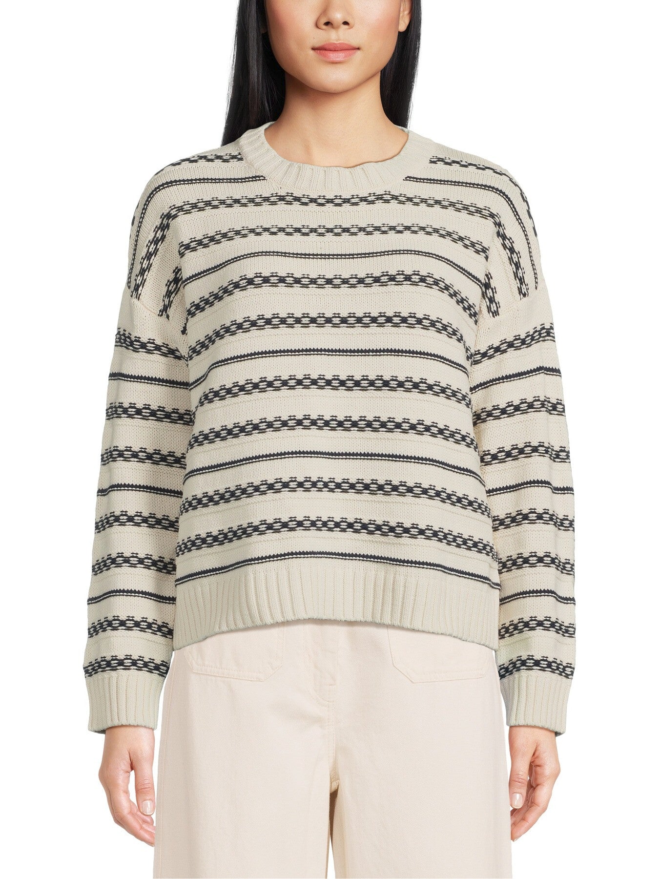 Foster Crew Neck Stripe Jumper