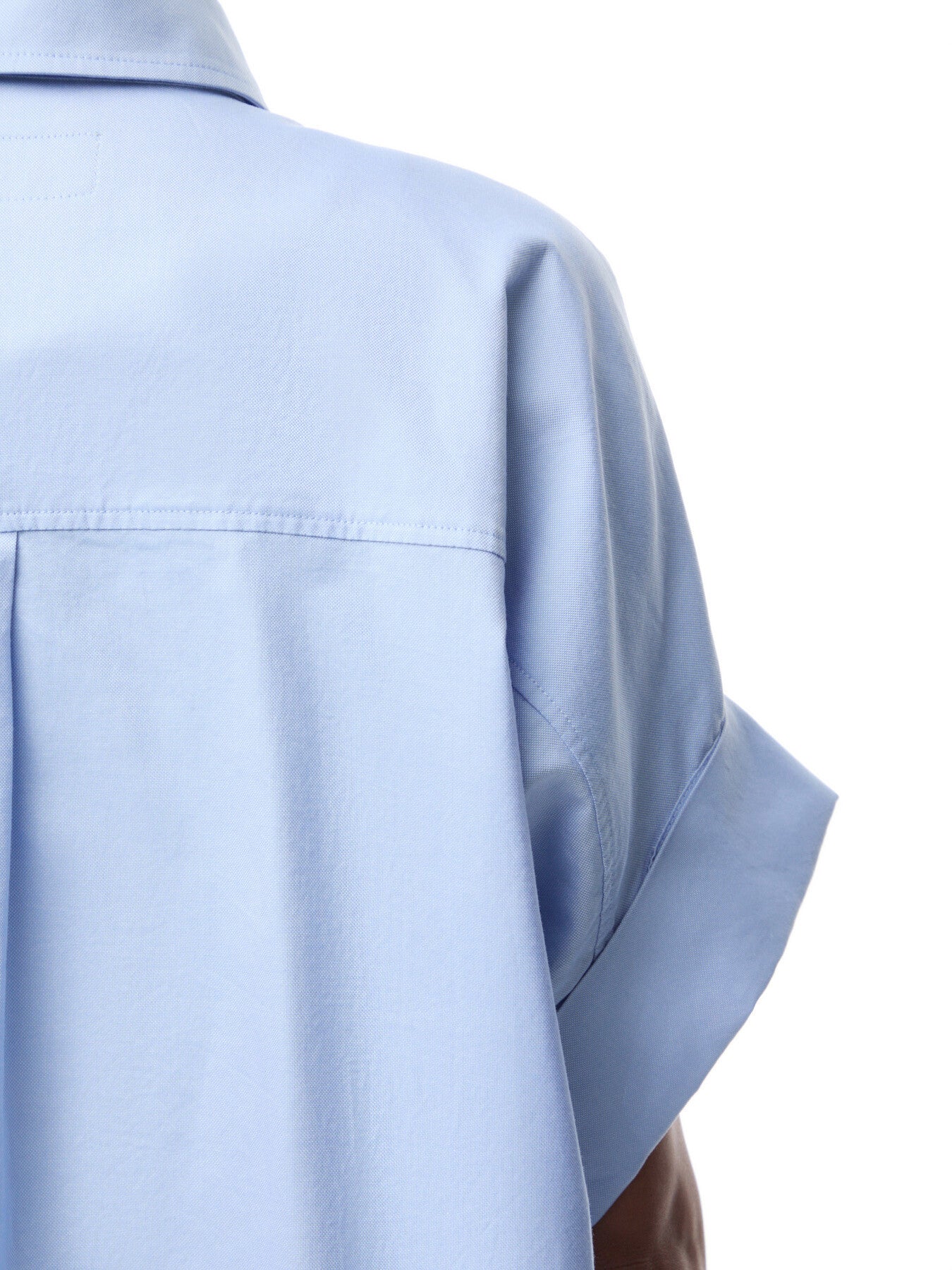 Brema Oversized Short Sleeve Cotton Shirt