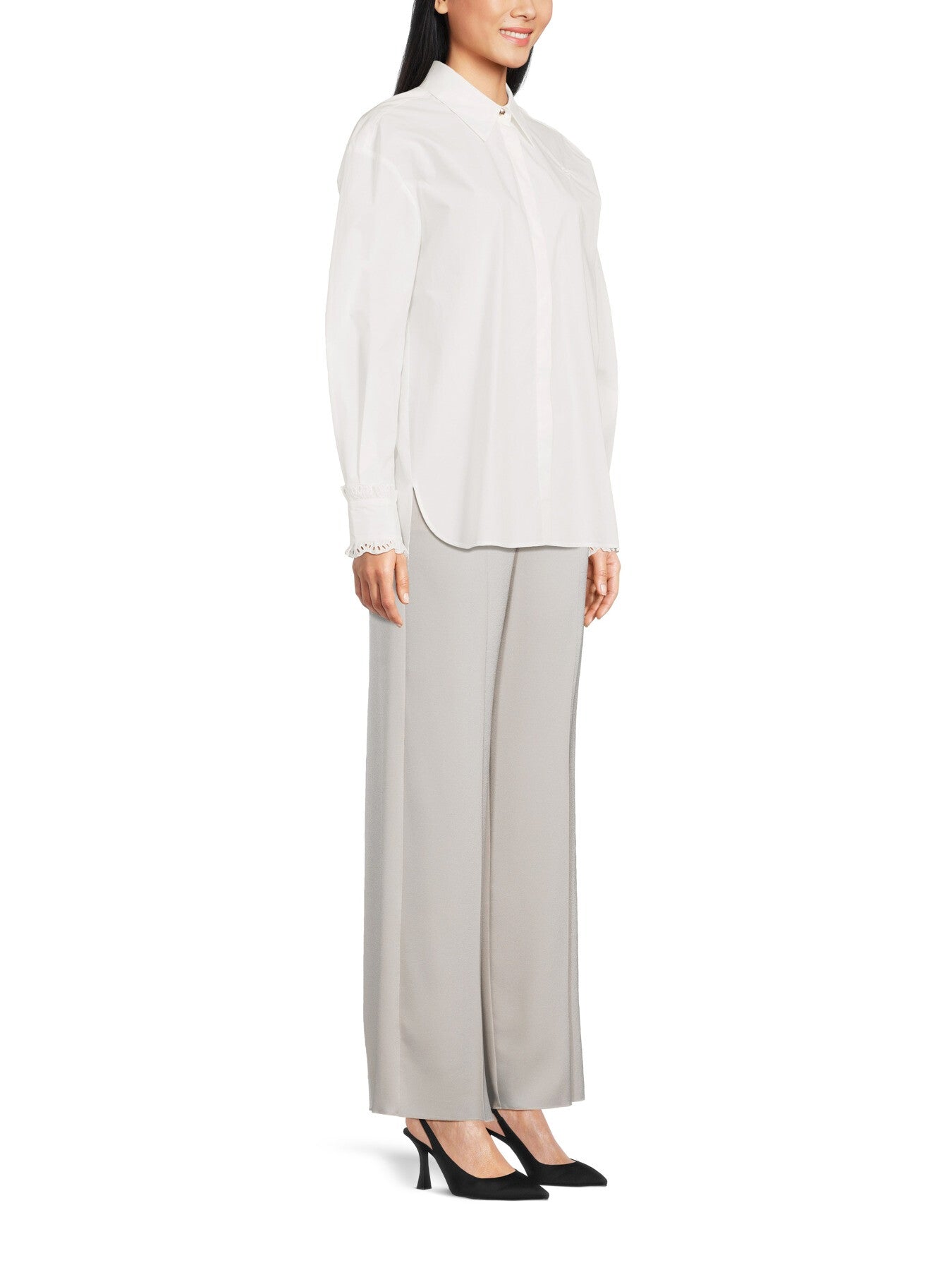 Vetta Satin Wide Leg Trousers