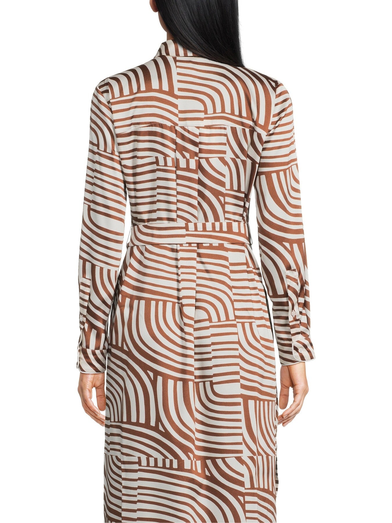 Lugano Printed Belted Midi Dress