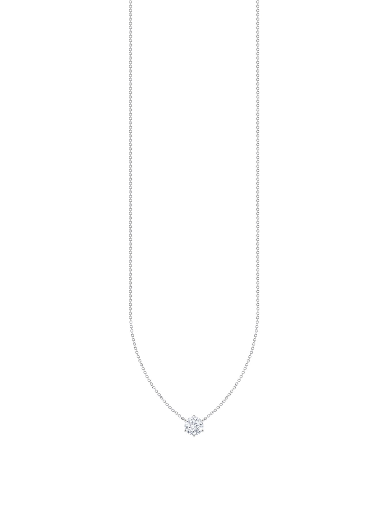 Hexagon Crystal Pendant Necklace