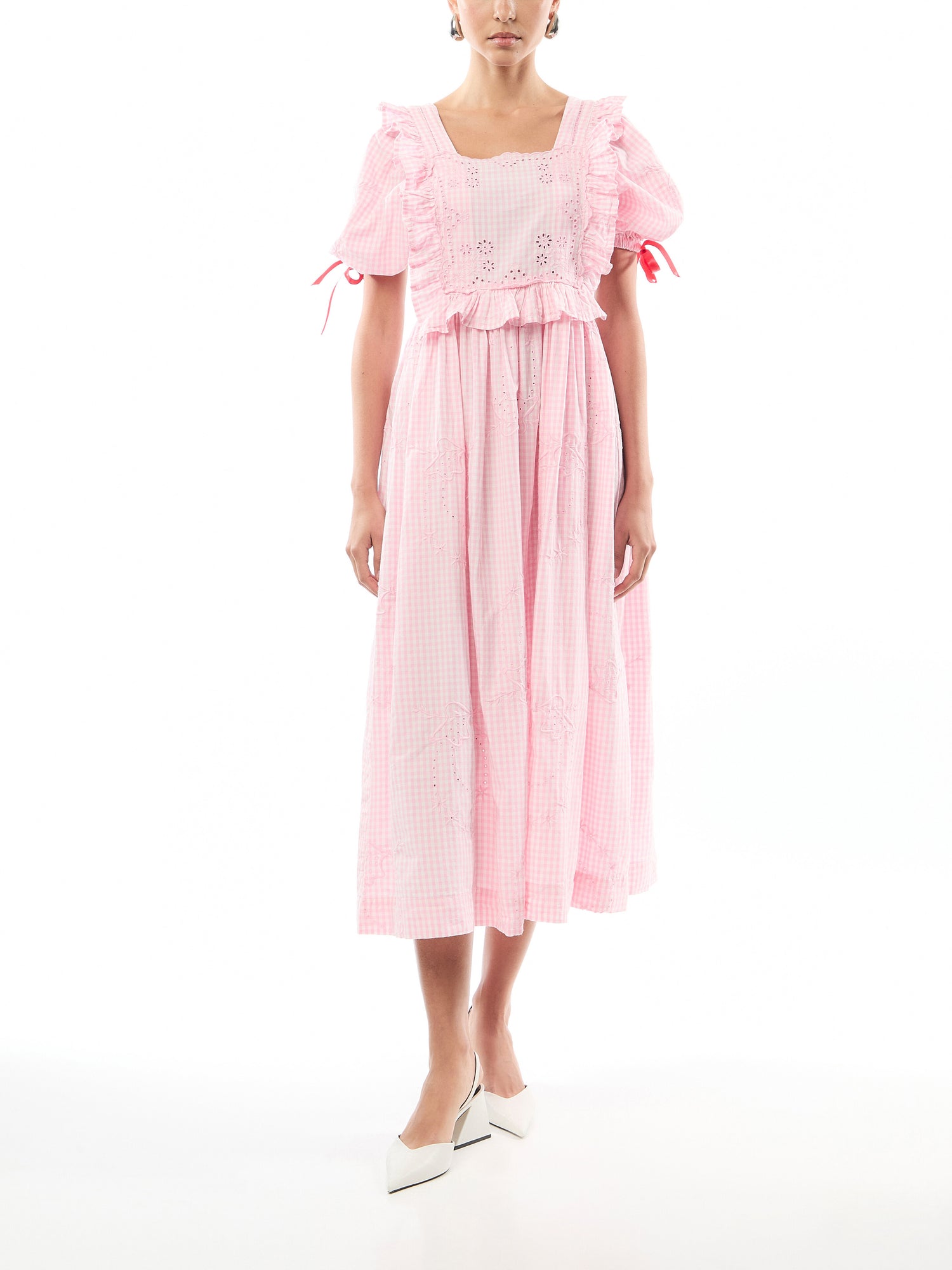 Rhea Dress Pink Gingham