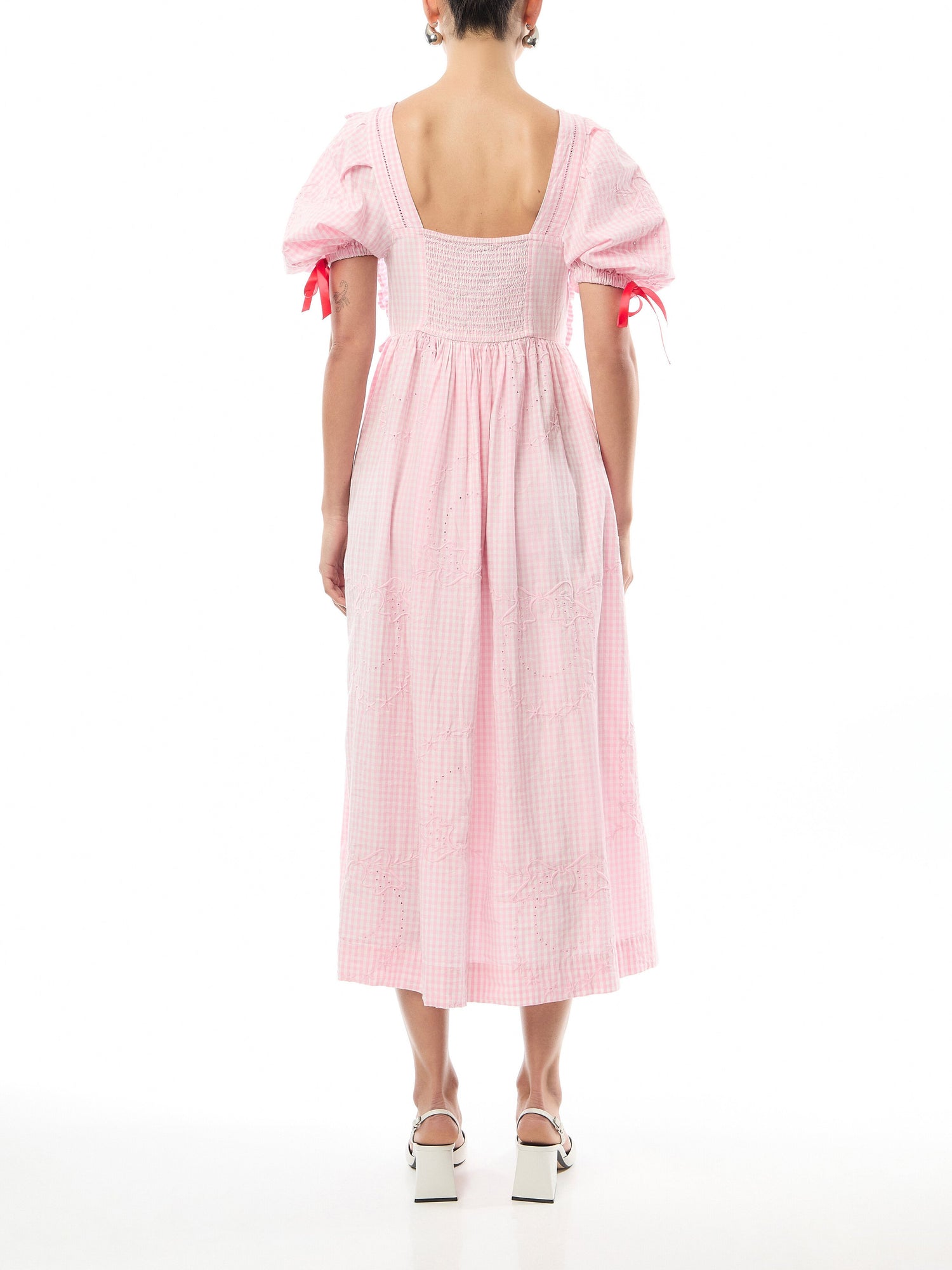 Rhea Dress Pink Gingham
