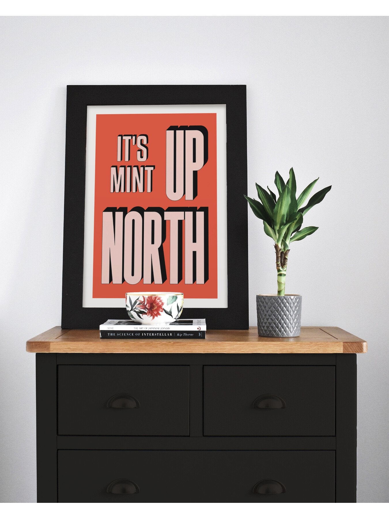 Its Mint Up North Red A3 Print