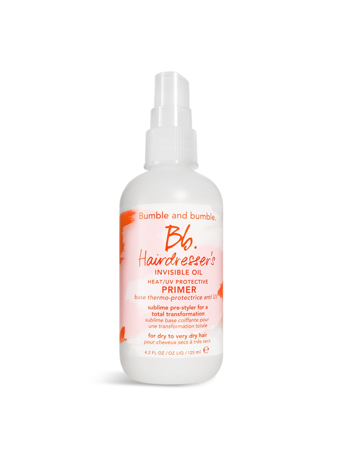 Hairdressers Invisible Oil Primer 125ml