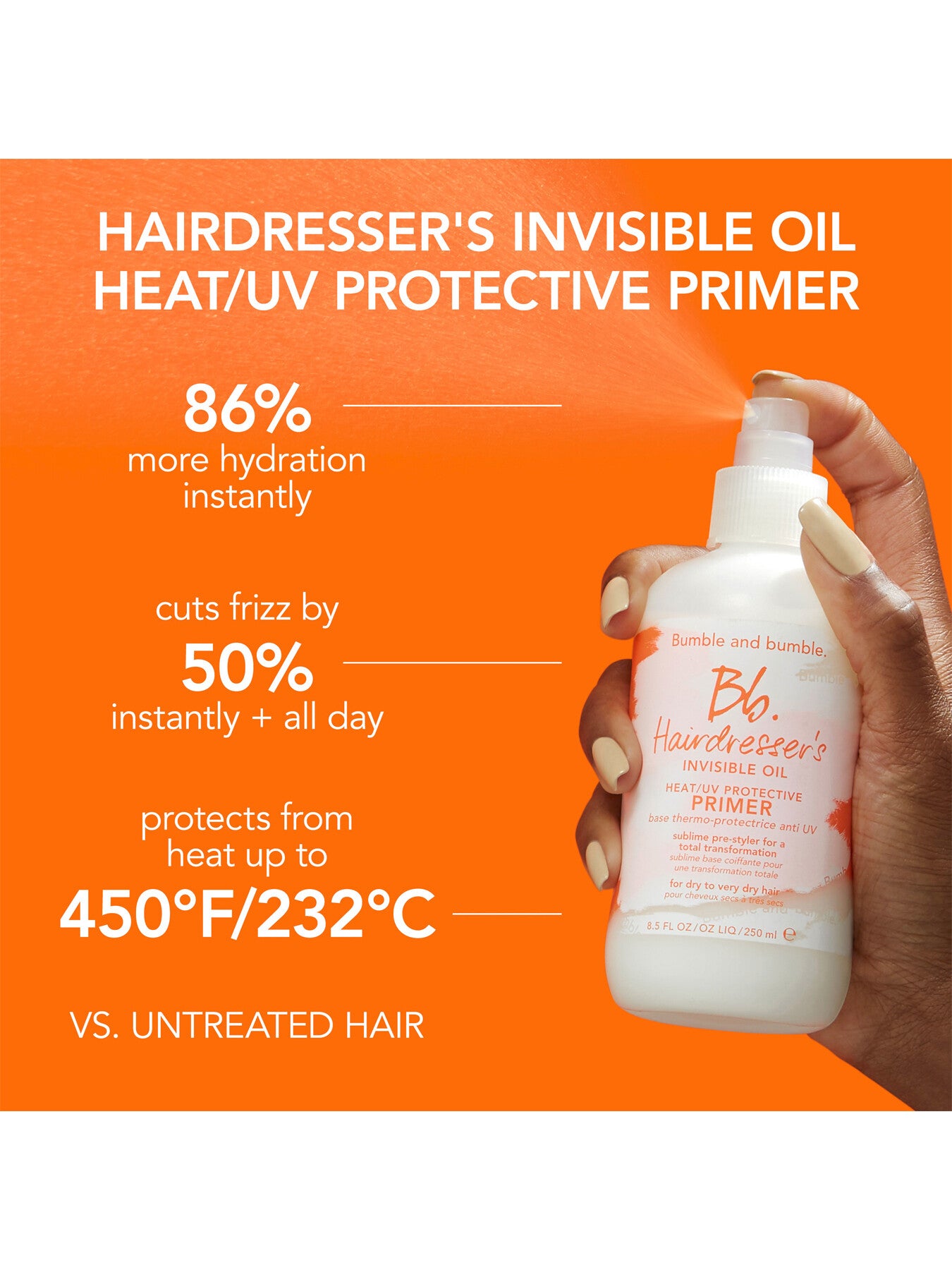 Hairdressers Invisible Oil Primer 125ml