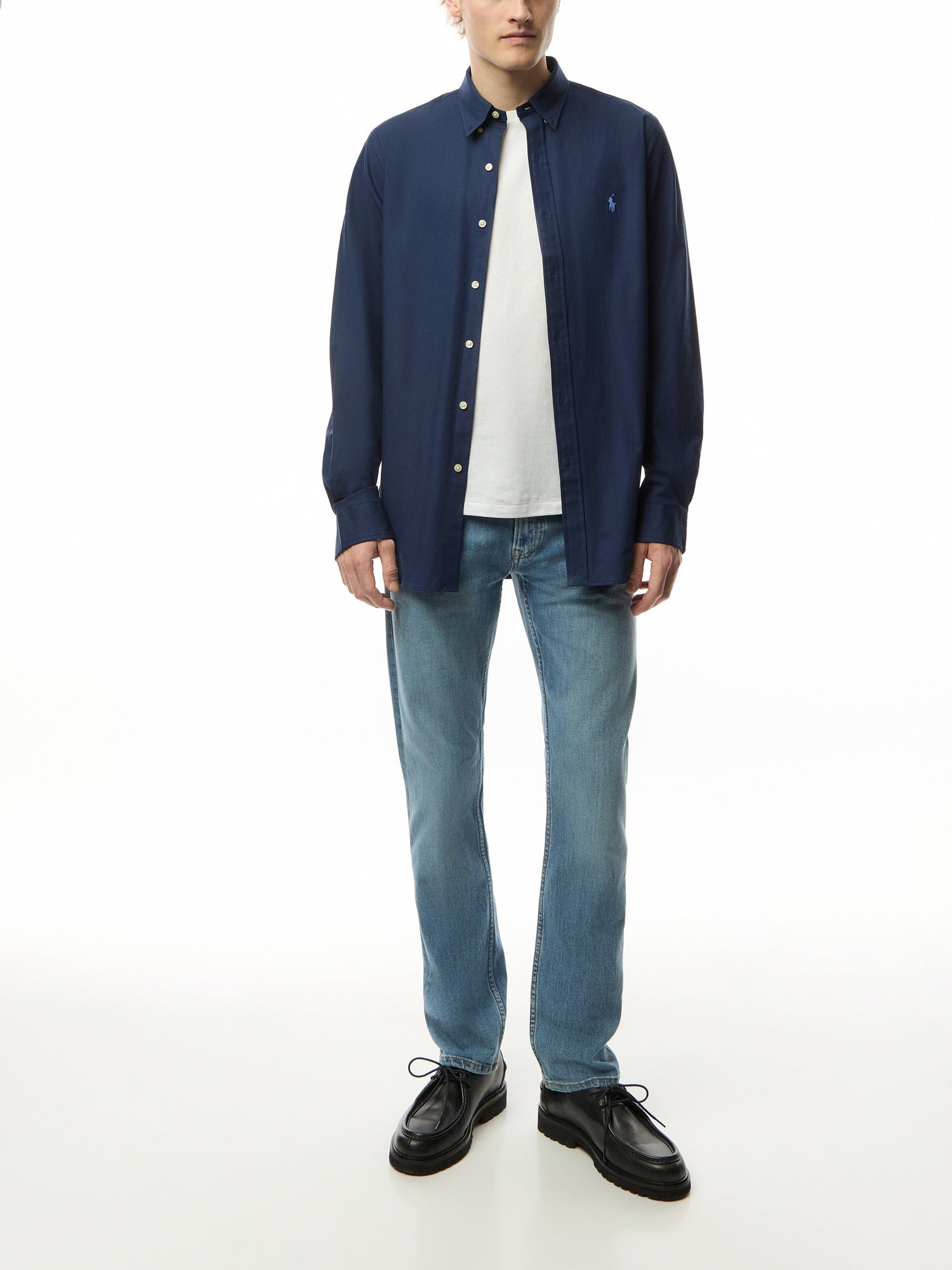 Slim Fit Stretch Poplin Shirt