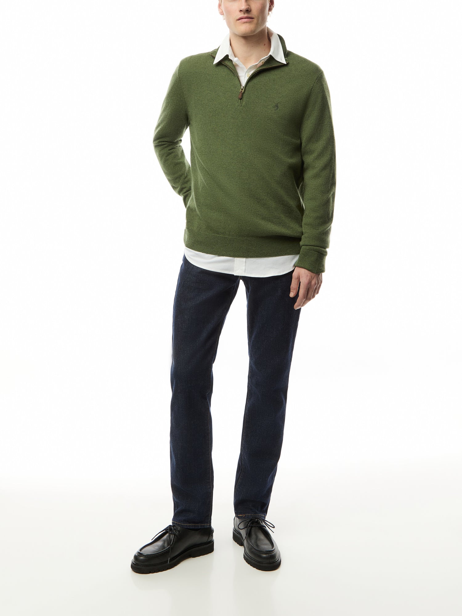 Slim Fit Stretch Poplin Shirt