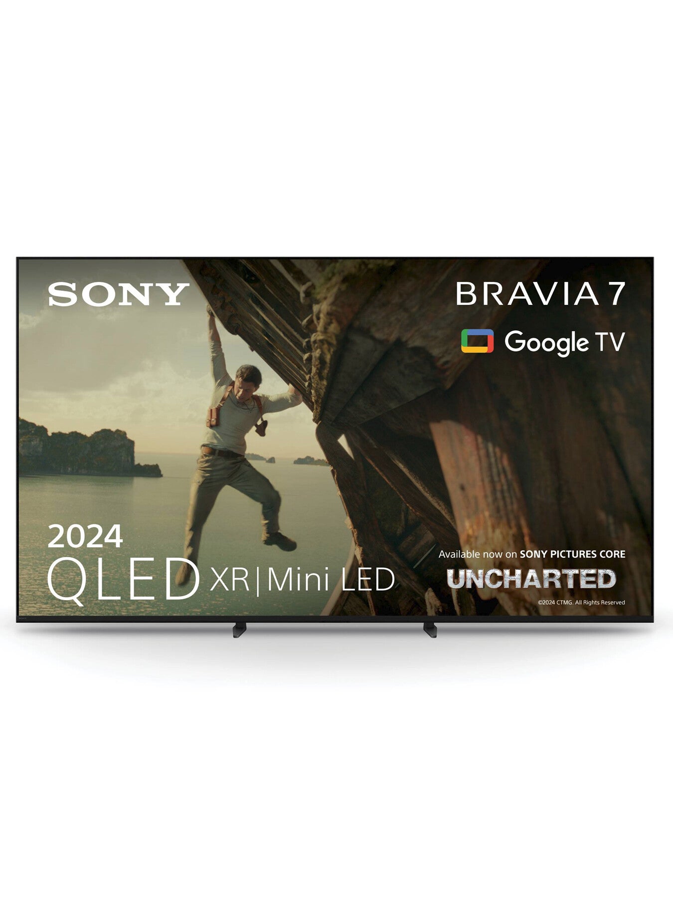 Bravia 7 K75XR70PU Mini LED75Inch 4k HDR Google Smart TV Acoustic Surface Audio Chromecast and Apple Airplay 2024