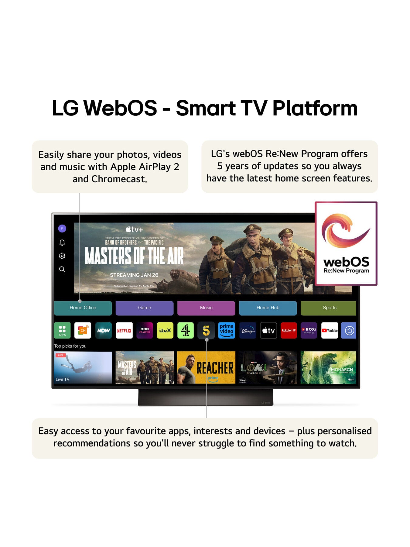 OLED Evo C46 48 inch 4K Ultra HD Smart TV 2024