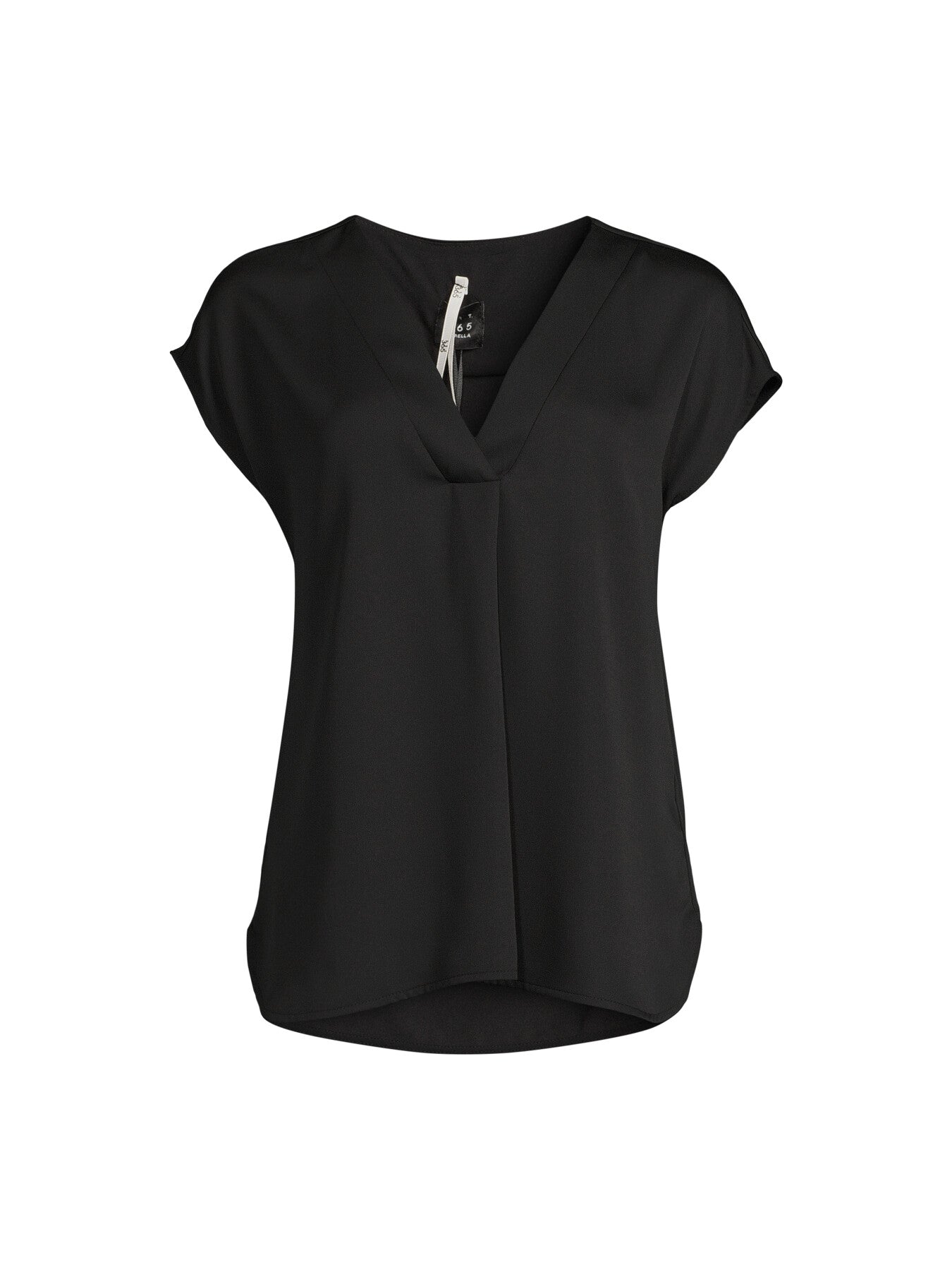 Brina V Neck Cap Sleeve Top