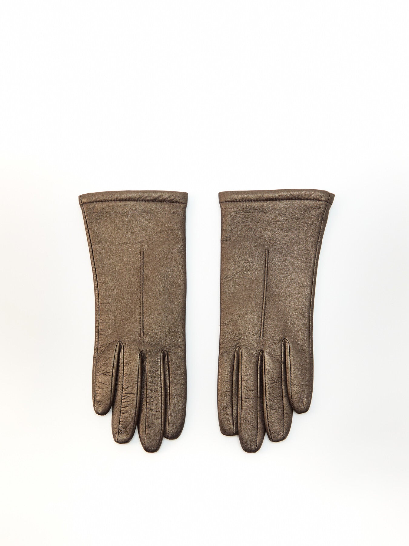 GINNY Touchscreen Leather Faux Fur Glove
