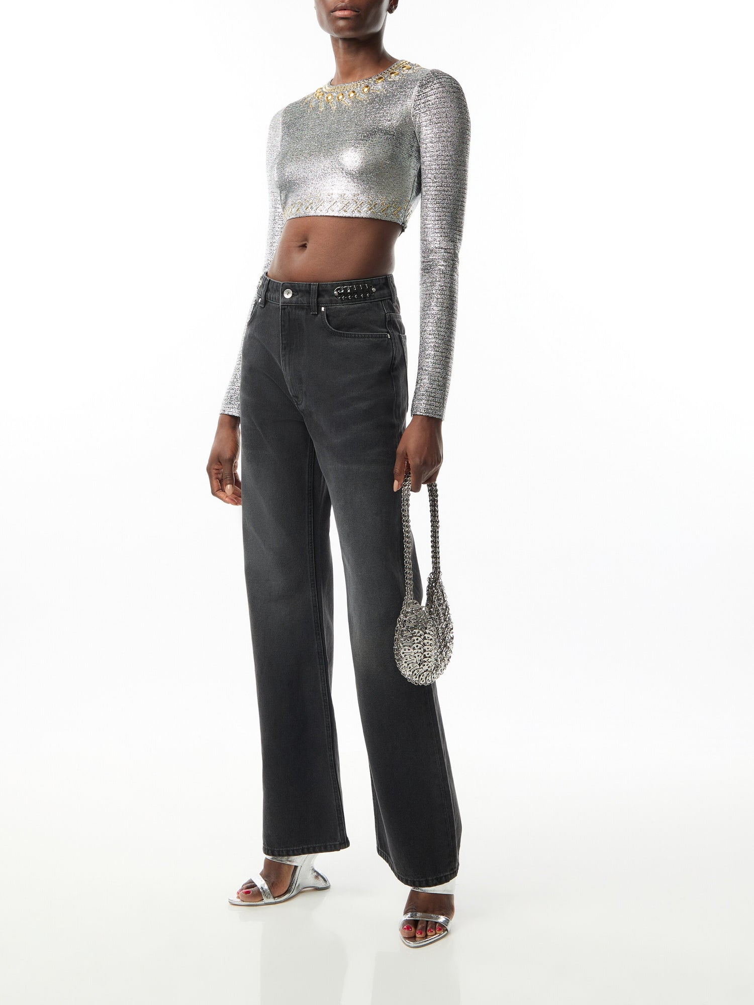Pantalon Large Denim Trousers