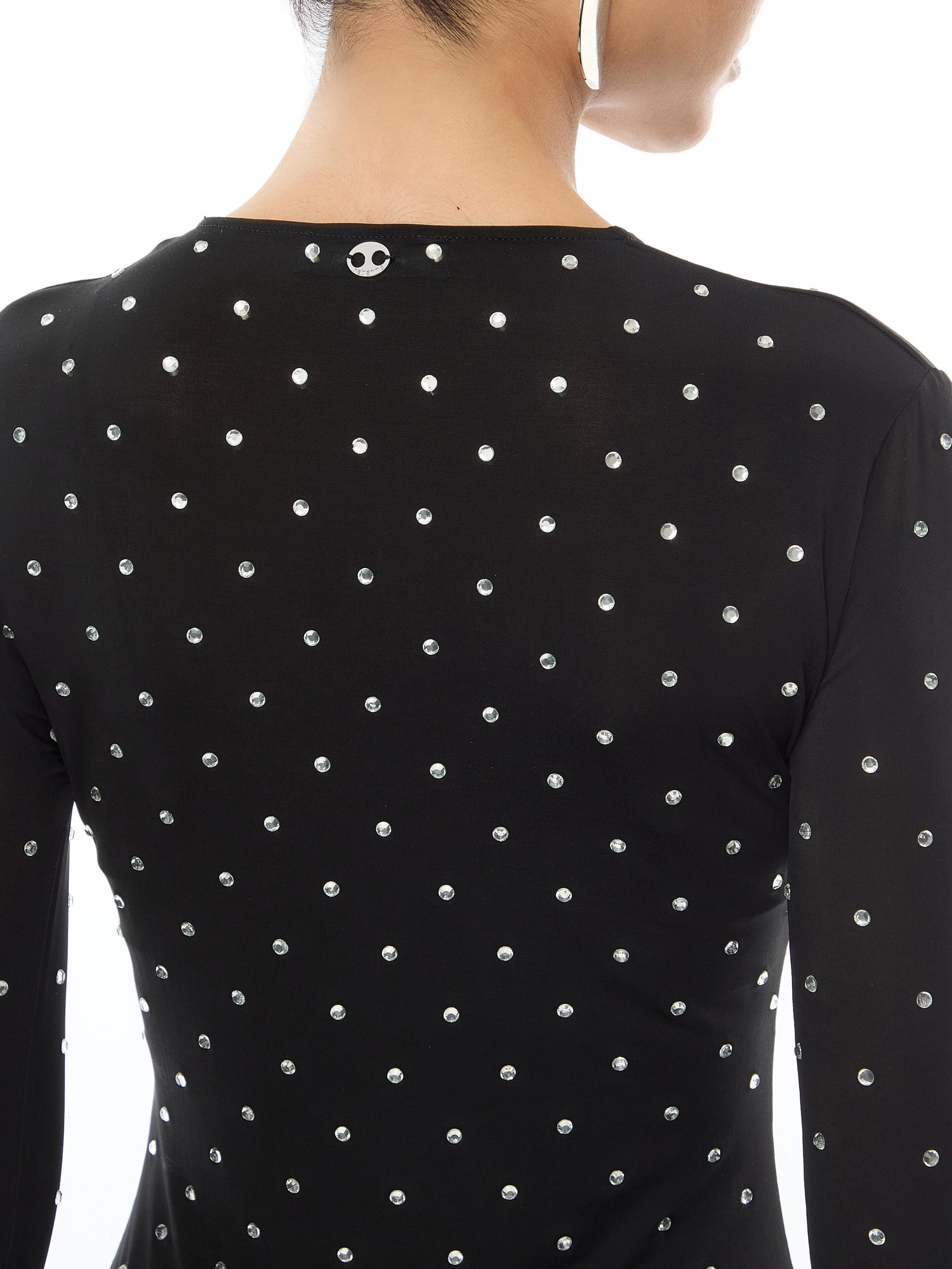 Embellished Jersey Top