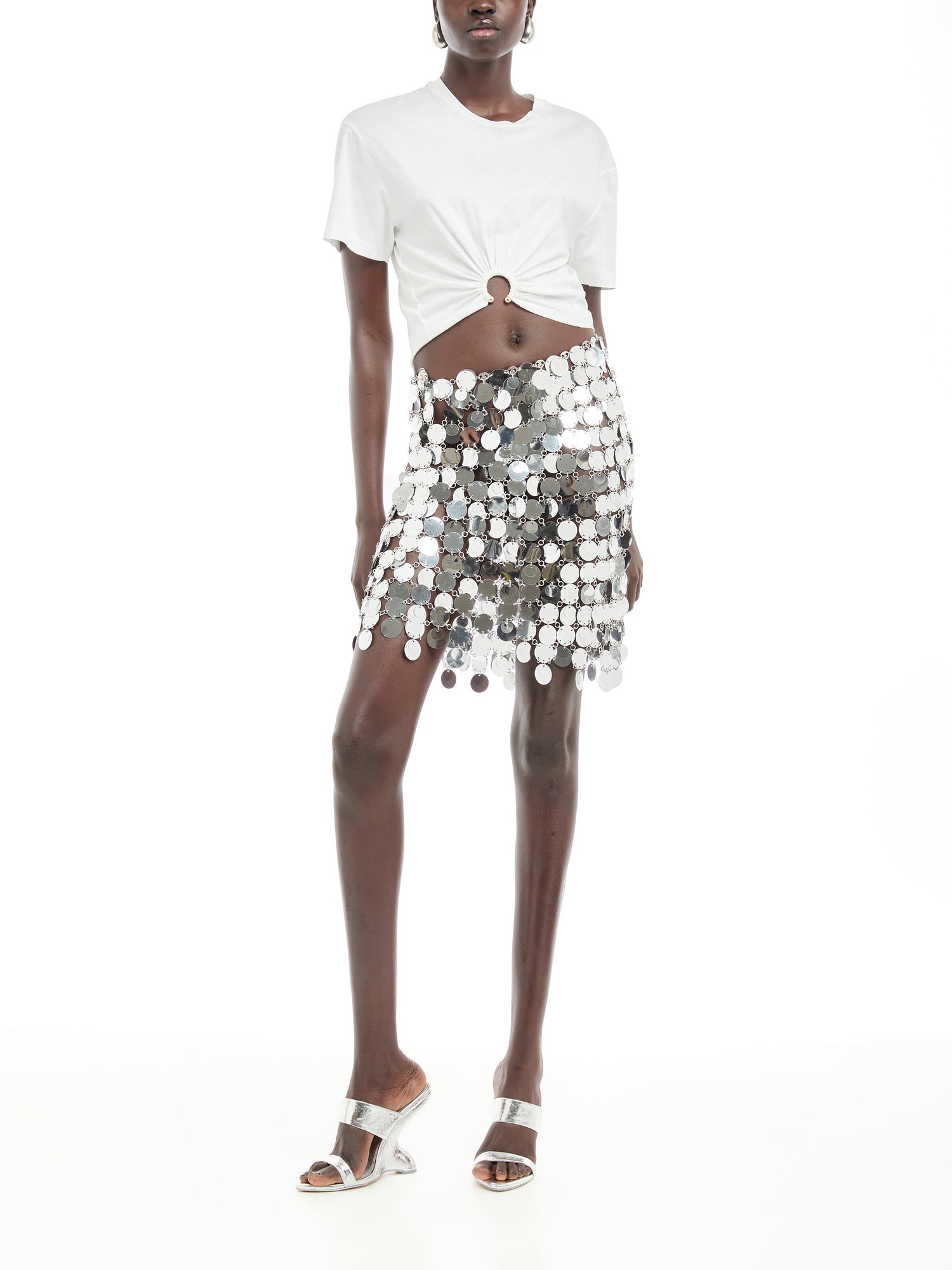 Jupe Sparkle Disc Mini Skirt