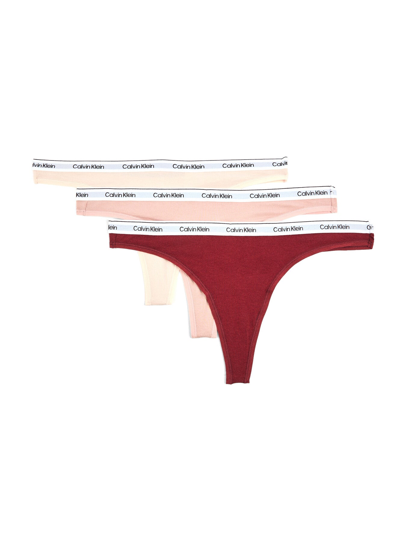 Three Pack Modern Logo Thongs