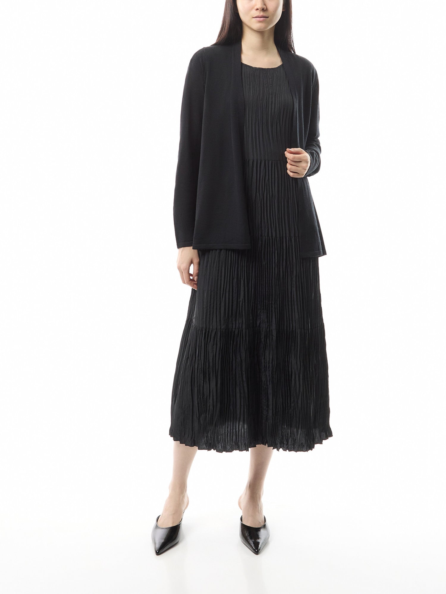 Merino Wool Long Cardigan