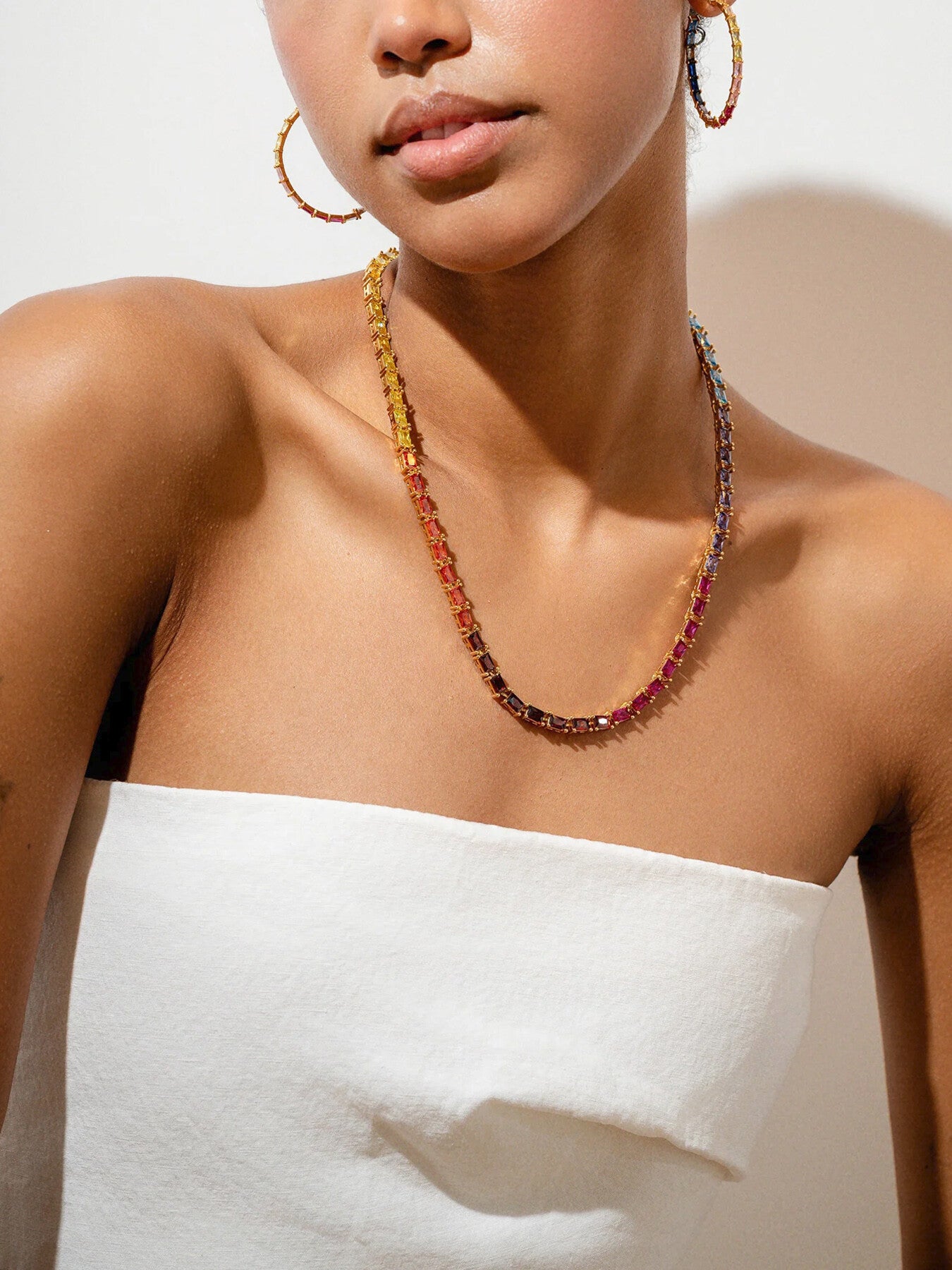 Baguette Chakra Necklace