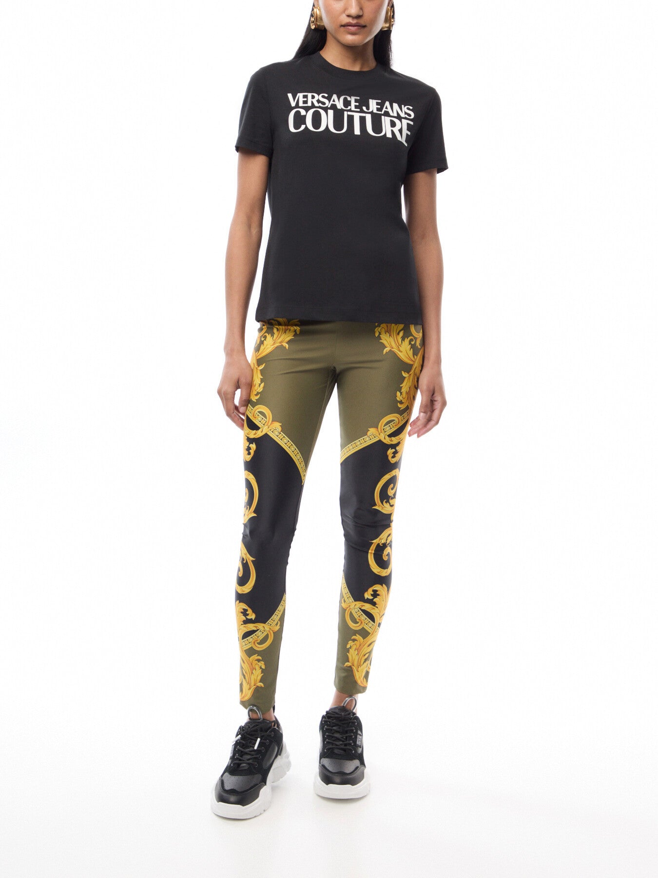 Black Institutional Logo T-Shirt