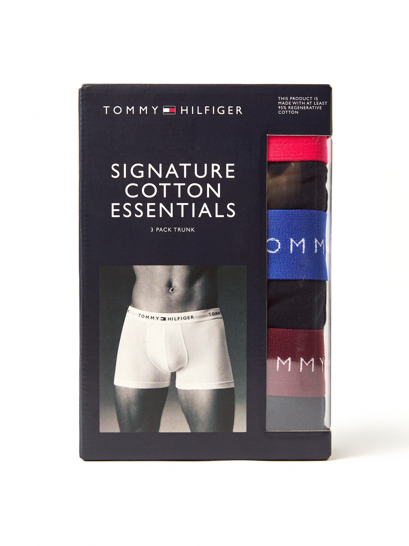 Three Pack Logo Waistband Trunks