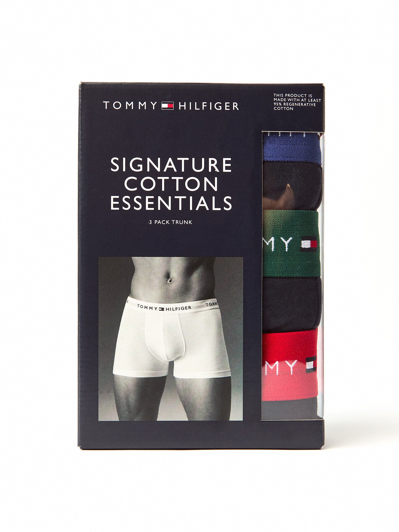 Three Pack Logo Waistband Trunks