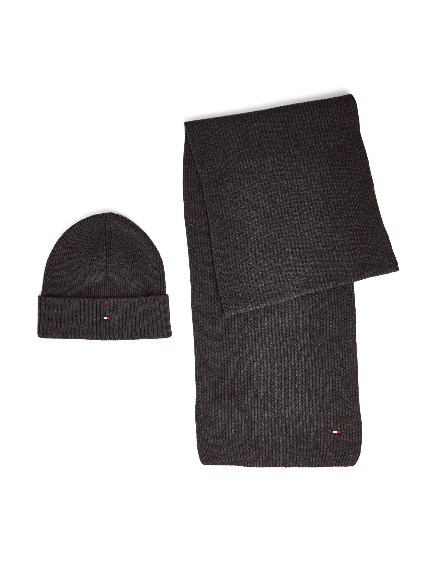 Logo Flag Beanie And Scarf Set