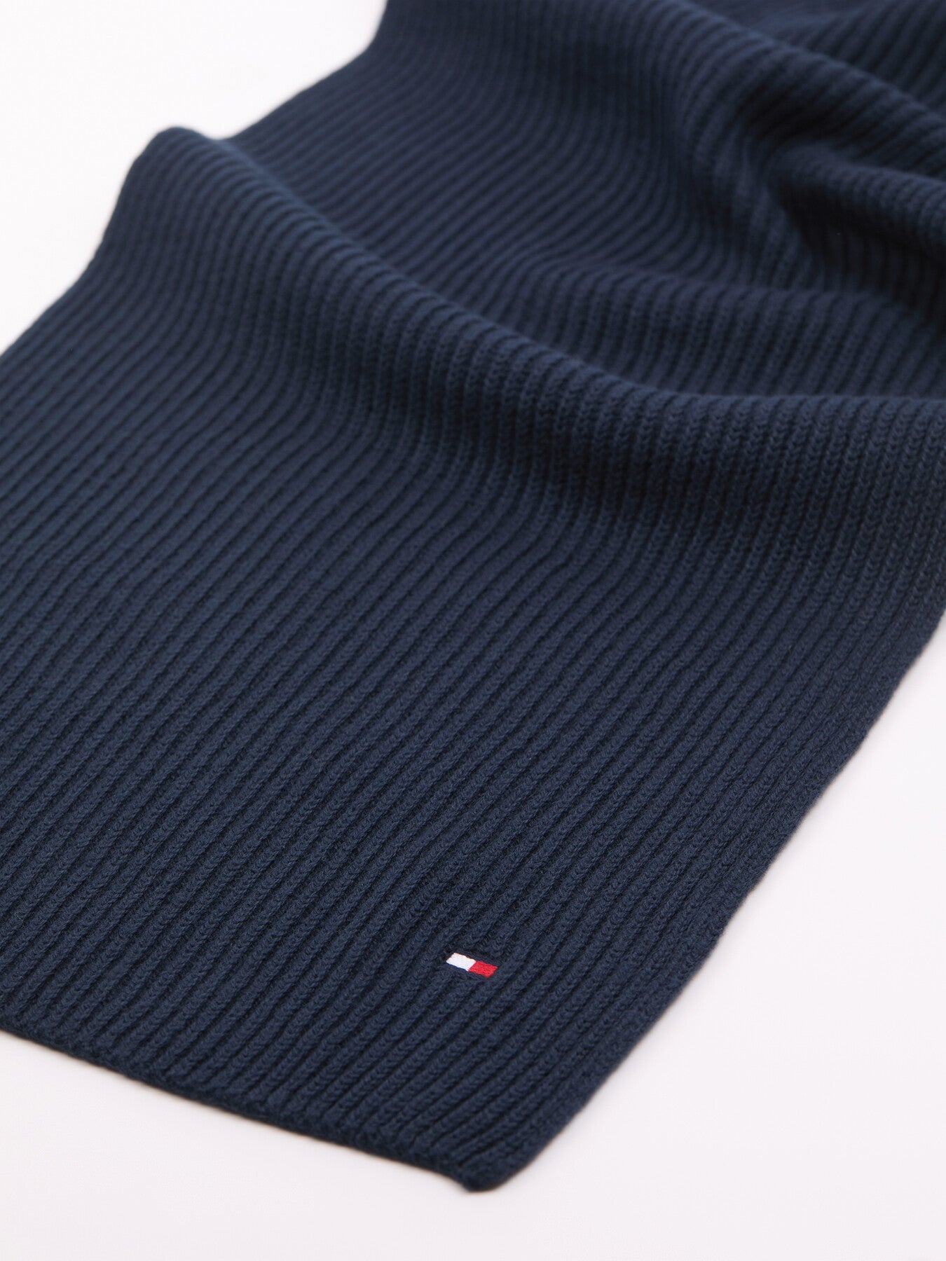 Logo Embroidery Cashmere Blend Scarf